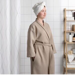 IKEA Beige BJALVEN Bathrobe NWOT Large